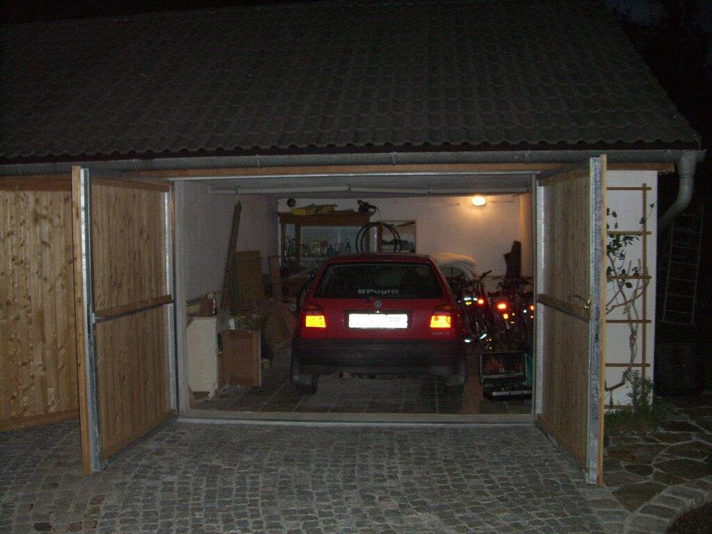 Drehtor zur Garage